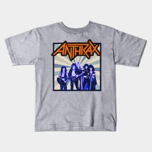 Anthrax Retro 70s Style Kids T-Shirt